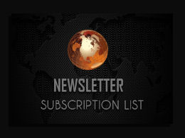 Global Skin Solutions Newsletter